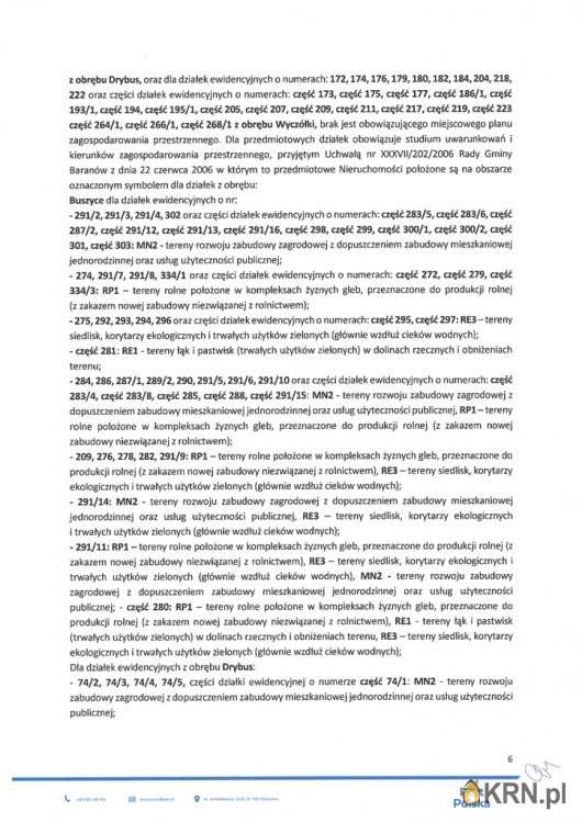 , Działki  do wynajęcia, Baranów, ul. 