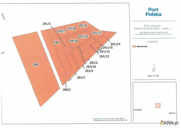 , Baranów, ul. , Działki  do wynajęcia