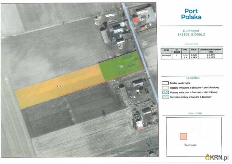 Działki  do wynajęcia, , Duninopol, ul. 