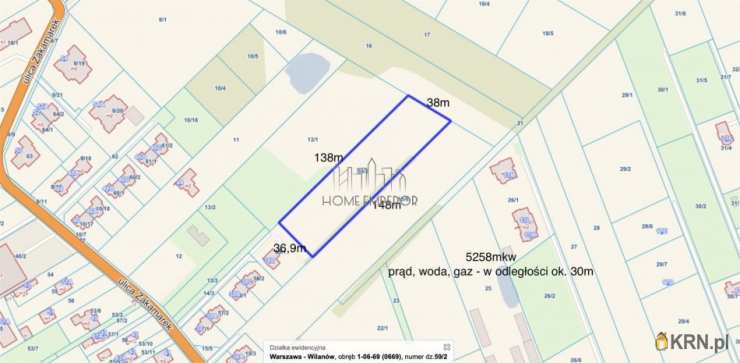 Działki  na sprzedaż, , Warszawa, Wilanów/Powsin, ul. Zakamarek
