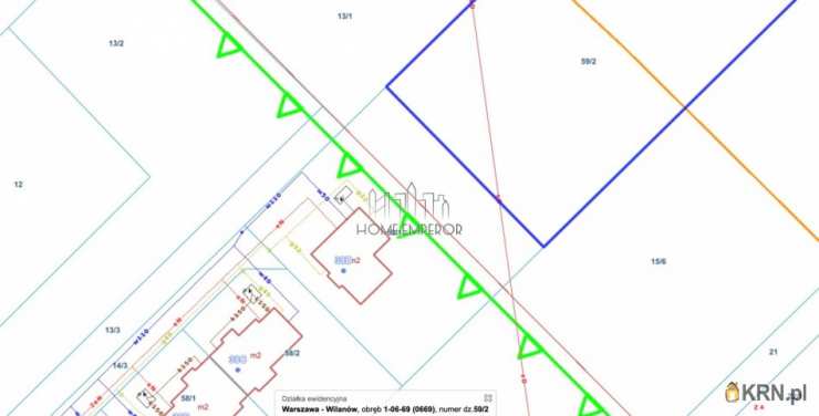 Warszawa, Wilanów/Powsin, ul. Zakamarek, Działki  na sprzedaż, 