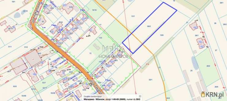 Warszawa, Wilanów/Powsin, ul. Zakamarek, , Działki  na sprzedaż