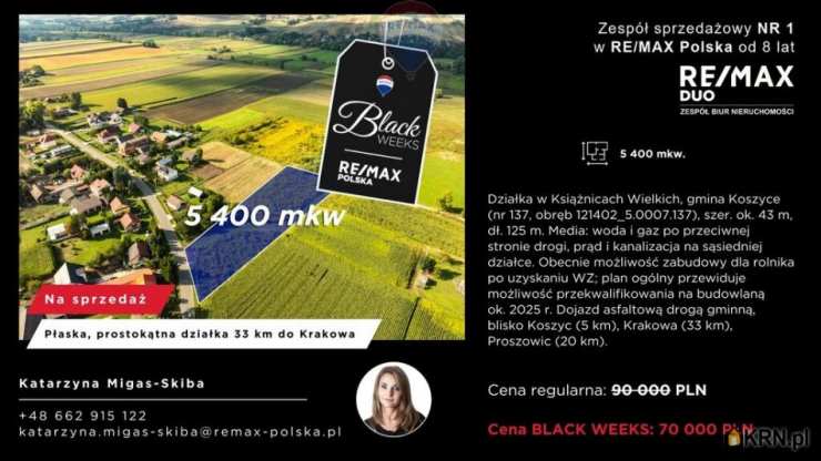 , Książnice Wielkie, ul. , Działki  na sprzedaż