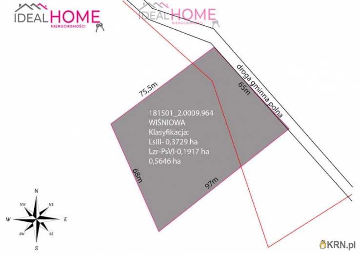 Wiśniowa, ul. , Działki  na sprzedaż, 