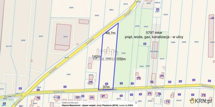 , Płochocin, ul. Stołeczna, Działki  na sprzedaż