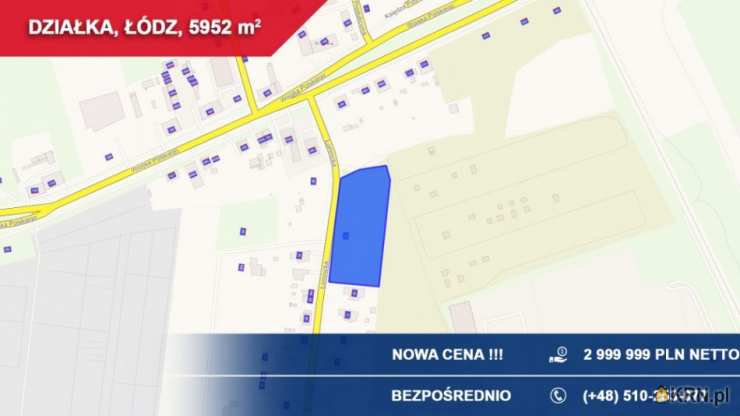 Działki  na sprzedaż, Łódź, ul. , 