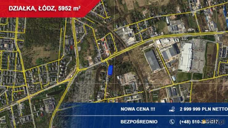 Działki  na sprzedaż, , Łódź, ul. 