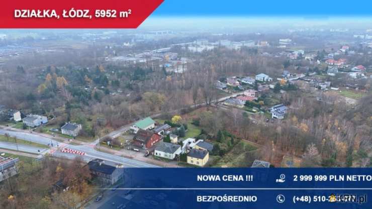 OdWlasciciela.pl, Działki  na sprzedaż, Łódź, Bałuty, ul. Łomnicka