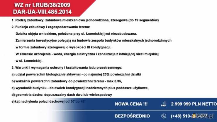 Działki  na sprzedaż, Łódź, Bałuty, ul. Łomnicka, 