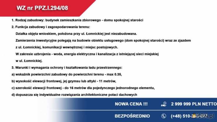 Łódź, Bałuty, ul. Łomnicka, , Działki  na sprzedaż