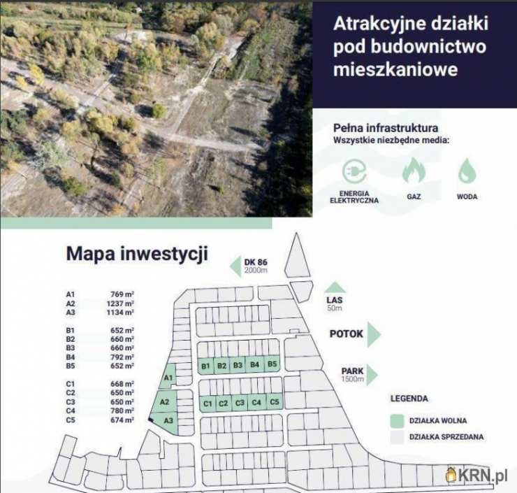 Działki  na sprzedaż, Będzin, ul. , 