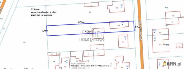 Warszawa, Ursus, ul. Noworegulska, , Działki  na sprzedaż