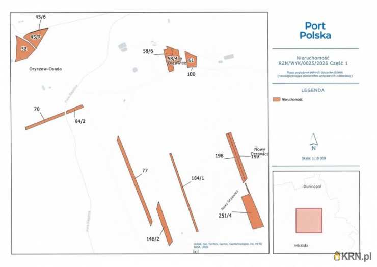 Wiskitki, ul. , Działki  do wynajęcia, 