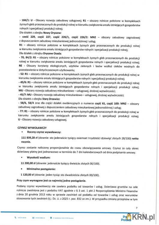 , Działki  do wynajęcia, Wiskitki, ul. 