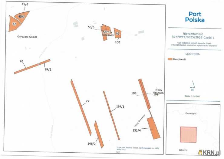 Wiskitki, ul. , , Działki  do wynajęcia