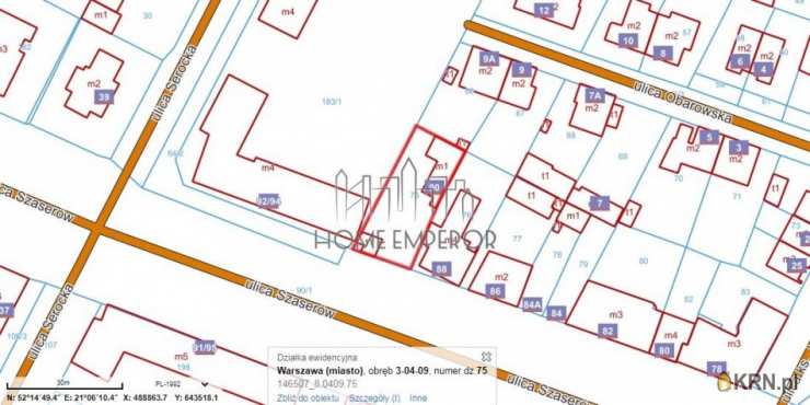Działki  na sprzedaż, Warszawa, Praga Południe, ul. Szaserów, 