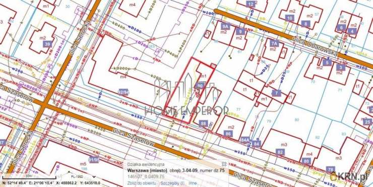 Działki  na sprzedaż, , Warszawa, Praga Południe, ul. Szaserów