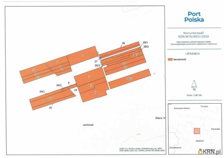 Działki  do wynajęcia, Wiskitki, ul. , 