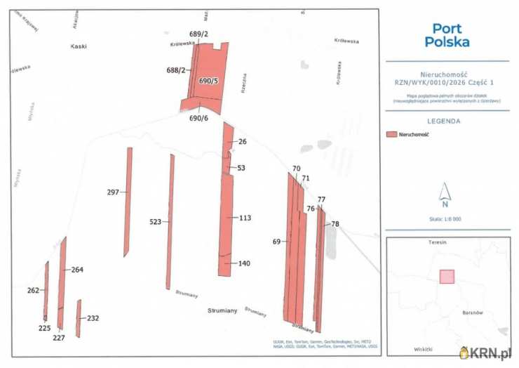 Działki  do wynajęcia, Baranów, ul. , 