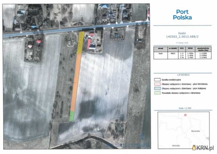 Baranów, ul. , , Działki  do wynajęcia