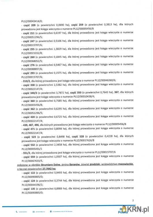 Działki  do wynajęcia, , Baranów, ul. 