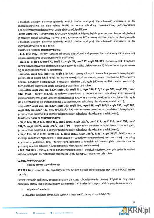 , Działki  do wynajęcia, Baranów, ul. 