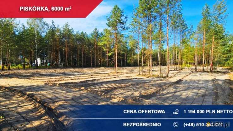 , Piskórka, ul. Akacjowa, Działki  na sprzedaż