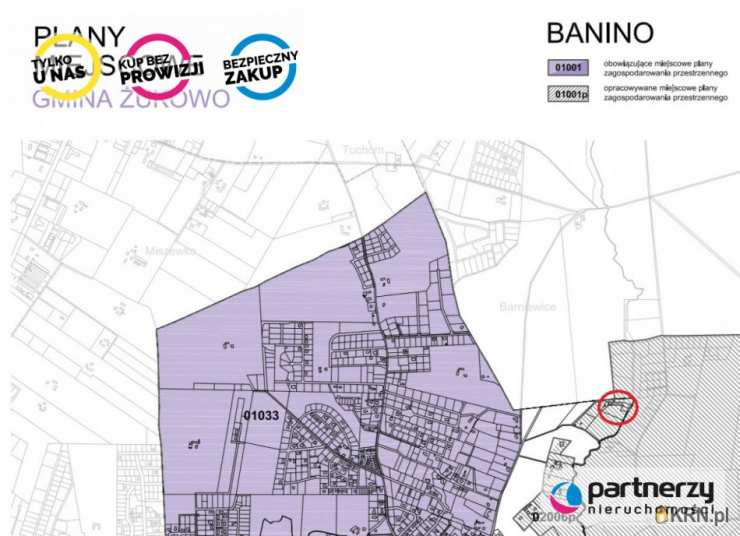 , Banino, ul. Borowiecka, Działki  na sprzedaż