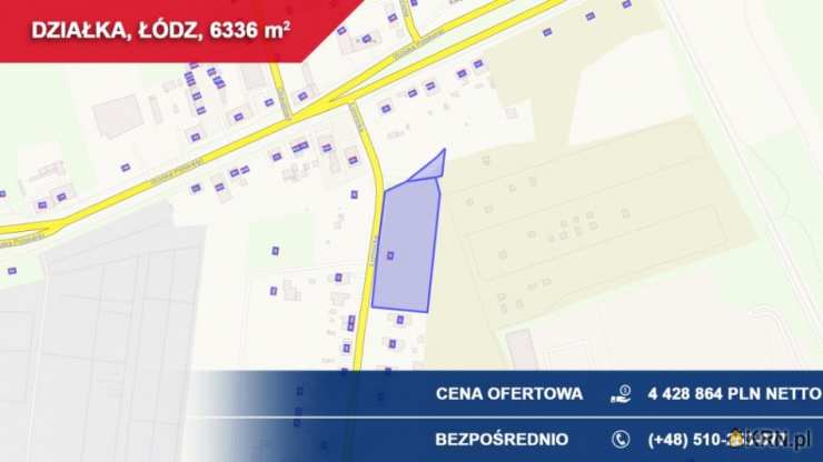 Działki  na sprzedaż, Łódź, Bałuty, ul. Łomnicka, 