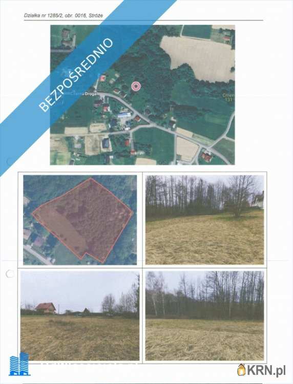 Działki  na sprzedaż, Stróże, ul. , 