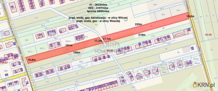 , Działki  na sprzedaż, Marki, ul. Wilcza