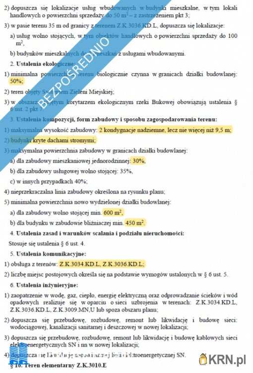 OdWlasciciela.pl, Działki  na sprzedaż, Szczecin, Krzekowo-Bezrzecze/Krzekowo, ul. Żyzna