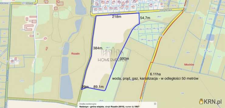 , Rozalin, ul. Zabytkowa, Działki  na sprzedaż