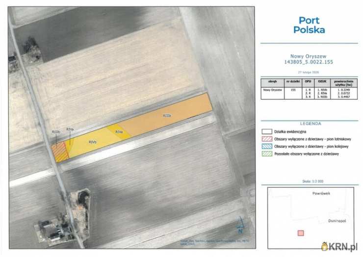 Nowy Oryszew, ul. , , Działki  do wynajęcia
