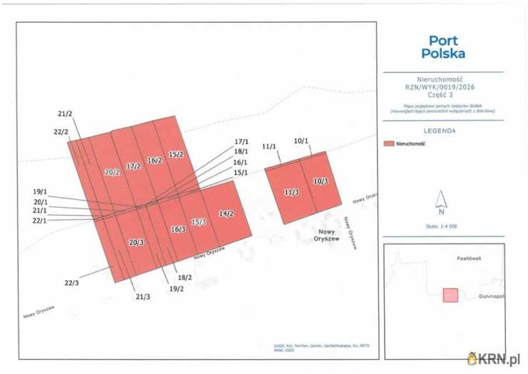 Nowy Oryszew, ul. , , Działki  do wynajęcia