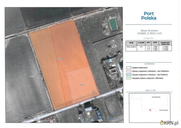 , Nowy Oryszew, ul. , Działki  do wynajęcia