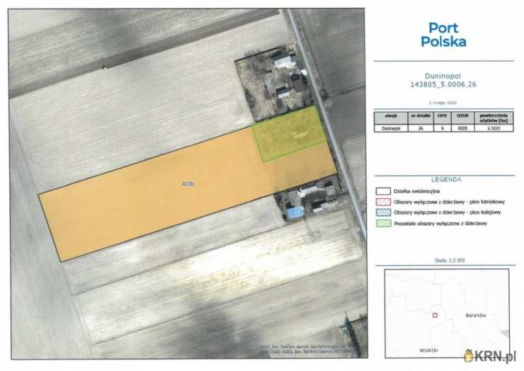, Działki  do wynajęcia, Duninopol, ul. 
