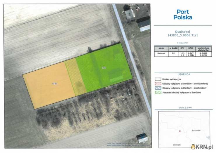 , Działki  do wynajęcia, Duninopol, ul. 