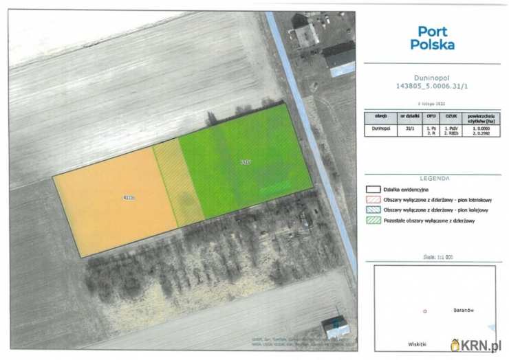 Duninopol, ul. , Działki  do wynajęcia, 