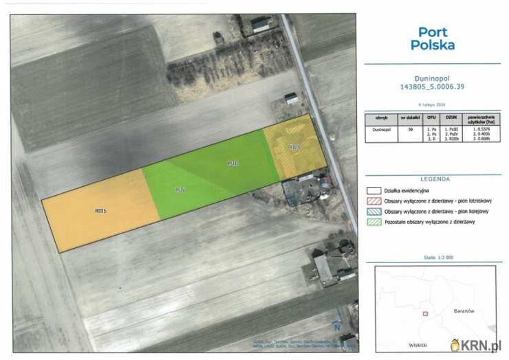 Duninopol, ul. , , Działki  do wynajęcia