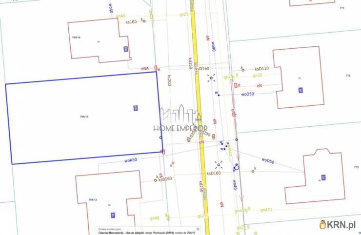 Płochocin, Płochocin-Osiedle, ul. Szeroka, Działki  na sprzedaż, 