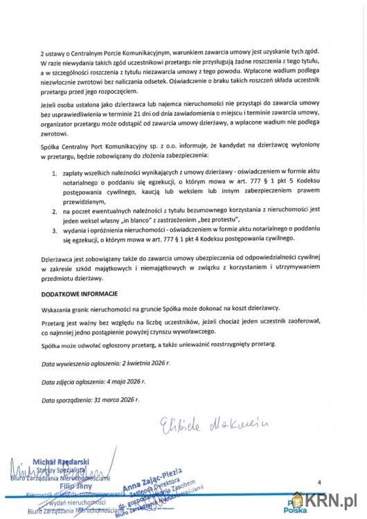 Osiny, ul. , , Działki  do wynajęcia