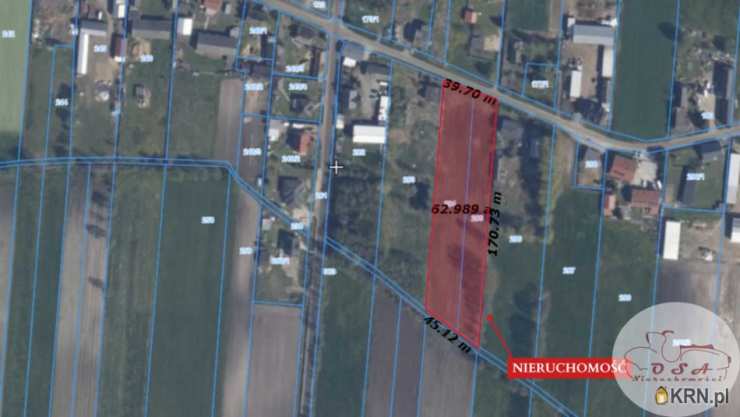 OSA Nieruchomości Sławomira Burdzy, Działki  na sprzedaż, Myszakówek, ul. 