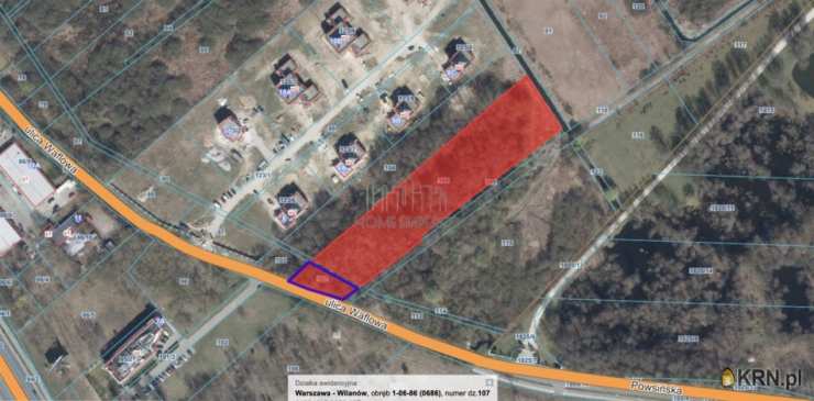 Warszawa, Wilanów/Powsin, ul. Waflowa, Działki  na sprzedaż, 