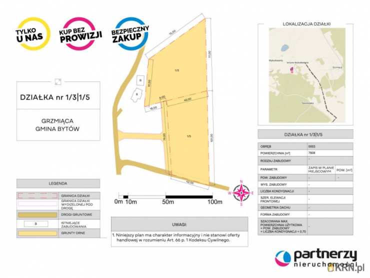 , Bytów, ul. , Działki  na sprzedaż