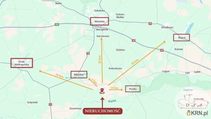 OSA Nieruchomości Sławomira Burdzy, Działki  na sprzedaż, Chlebowo, ul. 