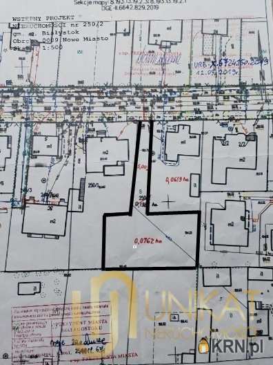 Działki  na sprzedaż, Białystok, Nowe Miasto, ul. , 
