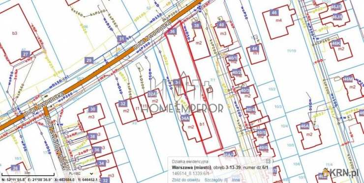 Warszawa, Wawer, ul. Zwoleńska, Działki  na sprzedaż, 