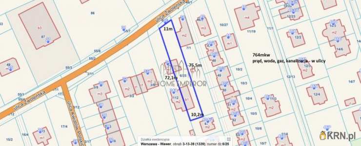 , Warszawa, Wawer, ul. Zwoleńska, Działki  na sprzedaż
