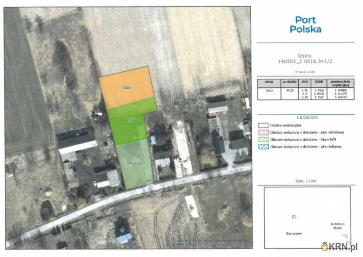, Osiny, ul. , Działki  do wynajęcia